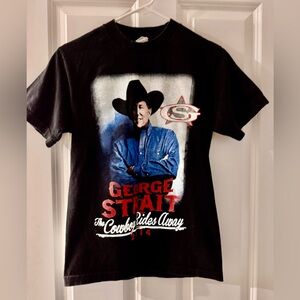 George Strait Concert Black T-Shirt